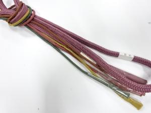 未使用品　正絹　手組帯締め